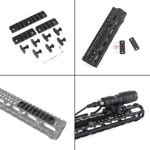Gel Blaster Modular Picatinny Rails Panel For Geissele Style Super Modular Rail HK416 Rail Panel Scope Mount Base Gun Accessory