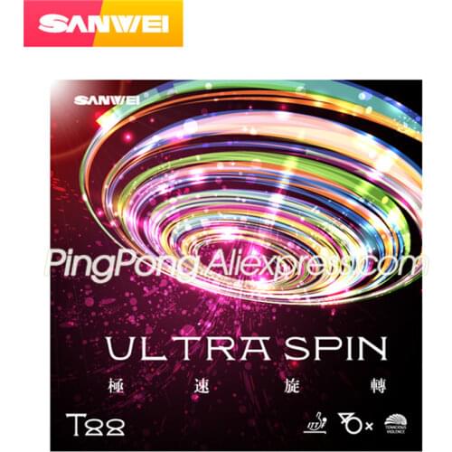 SANWEI ULTRA SPIN Table Tennis Rubber SANWEI T88 Ultra Spin Original SANWEI Ping Pong Sponge