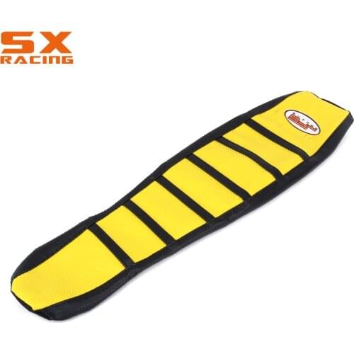 Motorcycle Rubber Gripper Soft Seat Cover For SUZUKI RM125 RM250 1996 1997 1998 1999 2000 Motocross Dirt Bike
