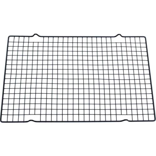40x25cm Outdoor Picnic Stainless Steel Non-Stick BBQ Barbecue Mesh Grill Mat