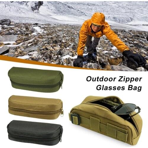 Outdoor Glasses Bag For Travel Sports Pouch Eyeglasses Sunglasses Box Tactical Sunglasses Case Waist Portable Bags Outdoor Tool