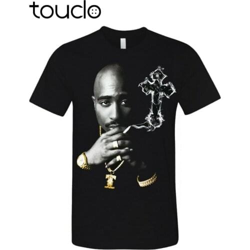 Vintage 2Pac Thug Life Inspired Urban Hip Hop Legend Graphic T-Shirt New Black