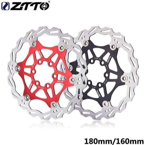 ZTTO 180mm 160mm Brake Floating Rotor Stainless Steel MTB Disc Hydraulic Brake Pads Bicycle parts