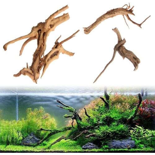 1PC Natural Dead-wood Tree Root Aquarium Cuckoo Driftwood Home Aquarium Decoration Random Shape Tree Trunk Fish Tank Crafts
