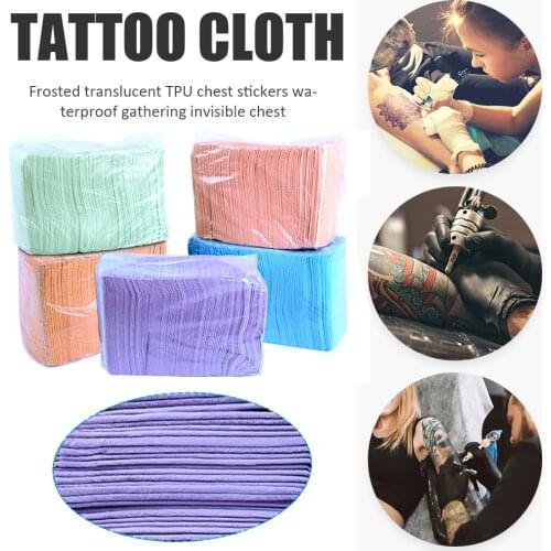 125Pcs Disposable Tattoo Clean Pad Waterproof Medical Tattoo Table Cover Patient Tattoo Supplies Permanent Make up Accessories