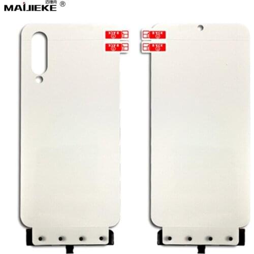 2PCS Soft HD Full Cover Front+Back Hydrogel Film For Xiaomi cc9 cc 9 cc9e Nano TPU Screen Protector Film with install tools
