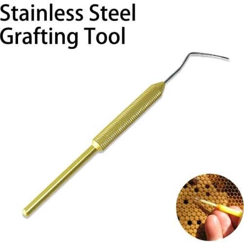 2 Pcs| Apiculture Stainless Steel Larva Grafting Needle Beekeeping Tools Honey Bee Queen Larvae Moving Rearing System