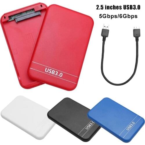2.5 inch Sata to USB 3.0 2.0 HDD adapter SSD box 5 6Gbps supports external hard disk box Windows Mac dedicated hard disk box