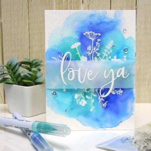 Bouquet Leaves Background Transparent Silicone Clear Stamp For Scrapbooking DIY Craft Decoration Soft Stamp 2020 New