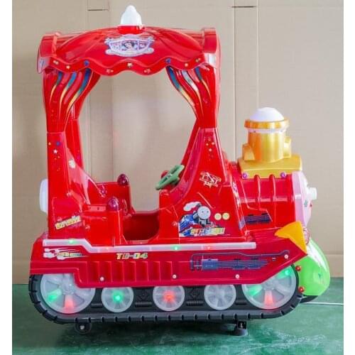 Coin operated kiddie rides, rocking swing machine,clown train