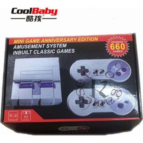 2018 New Retro Super Classic Game Mini TV 8 Bit Family TV Video Game Console Built-in 660 Games Handheld Gaming Player Gift