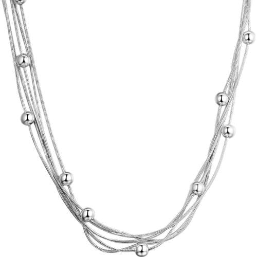 Fashion Jewelry Necklace Lady Wholesale Charm Silver Color Pendants For Women Fashion Jewelry Pendant AN503/aehaivoa