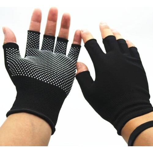 Half Finger Gloves Anti-Slip Breathable Fingerless Gloves Cycling Gloves Sport Gym Gloves