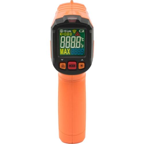 PEAKMETER PM6519A LCD Handheld Laser Digital IR Infrared Thermometer Gun Temperature Meter -50-380 Cheap Hot Sale Thermometer