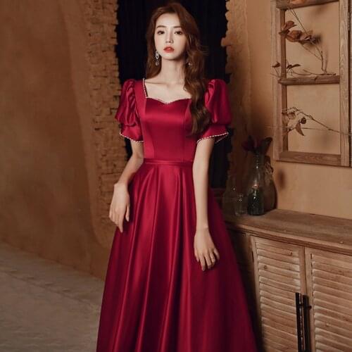 Oversize XS-4XL Improved Vintage Women Dress Chinese Classic Satin Cheongsam Asian Bride Toast Dresses Elegant Qipao