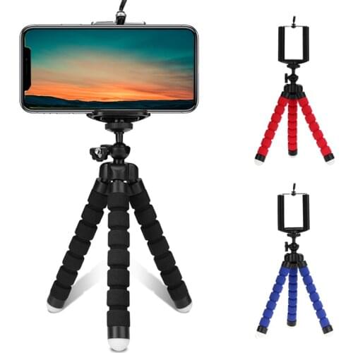 Tripods tripod for phone Mobile phone holder Clip smartphone monopod tripe stand octopus mini tripod stativ for phone
