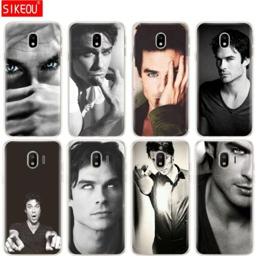 Silicone cover phone case for Samsung Galaxy J3 J5 J7 2017 J330 J530 J730 PRO j2 2018 The Vampire Diaries Ian Somerhalder
