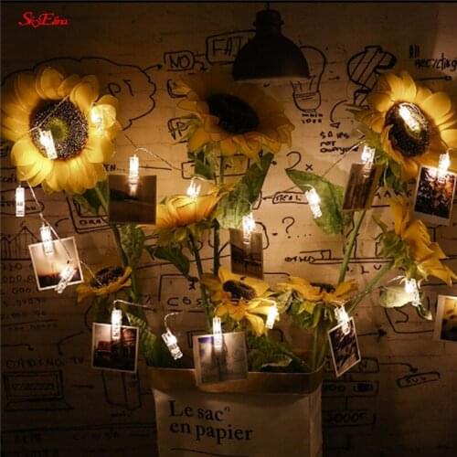 1-10M DIY Photo Hanging Clip String Light Twinkle Light With Clip Bedroom Home Wall Decoration Photo Collage Display Led 5Z