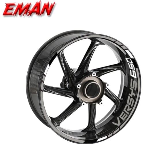 Motorcycle Reflective Wheel Rim Stripe Decal Sticker Front Rear Full Set Decorative For Kawasaki Versys 650
