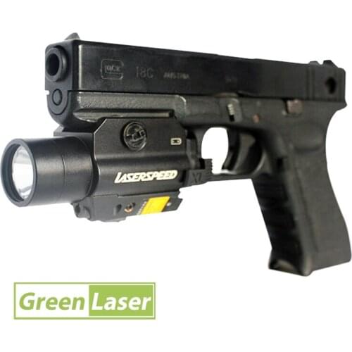 Tactical Weapon Gun Light Airsoft Pistol Laser Green Dot Sight Scope Combo For glock 17 18 19 25 26 Handguns