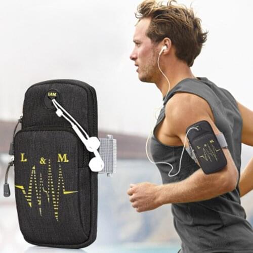 Universal Cellphone Sport Bag Case for screen 4.0 to 6.2 inches Large Capacity Phone Case For Phone On Hand Sports Phone Pouch