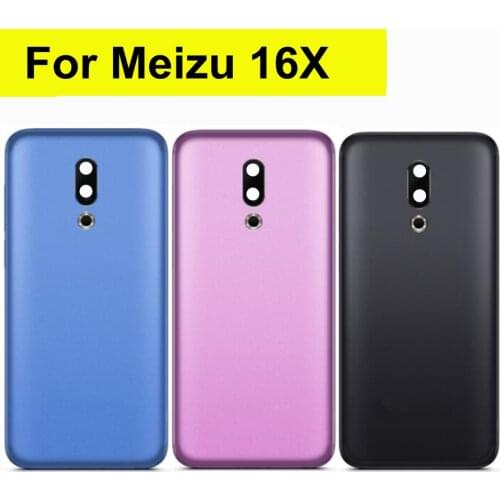 6.0" For Meizu 16X 16 X 16 Rear Housing Back Case for Meizu 16x Battery Cover Replacement Part