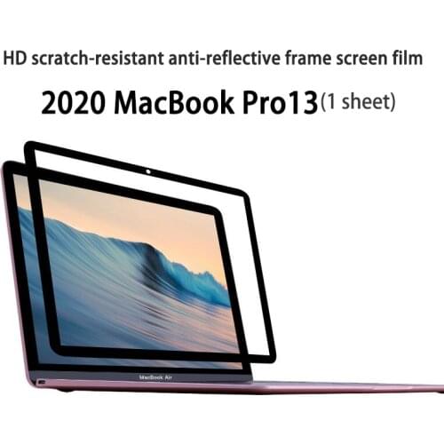 Bubble Free LCD apple macbook Screen Protector with Frame for 2020 MacBook Air 13" film with Retina Display A1932 A2179