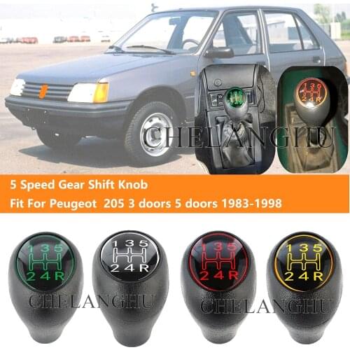 For Citroen C3 C4 C5 XSARA Sega Triumph C2 Elysee For Peugeot 207 307 407 106 206 CC New 5 Speed Gear Stick Shift Knob Lever