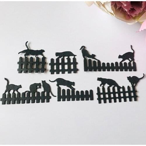 7 pcs/set cat Metal Cutting Dies Scrapbooking Mold Stencil Die Cuts Card Making DIY Craft Embossing New Dies For new 2020