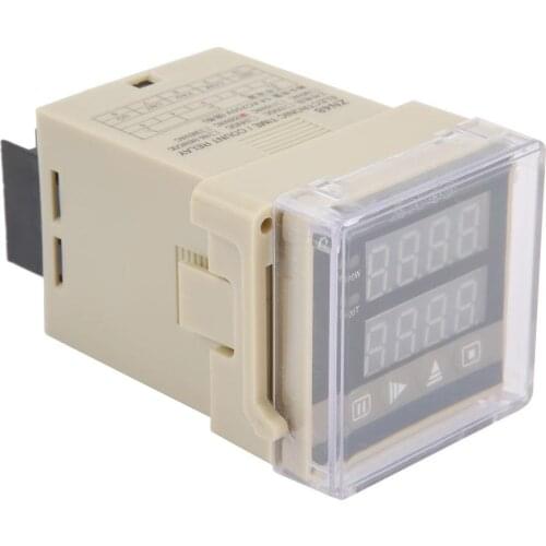 AC220V ZN48 Digital Time Relay Counter Multifunction Rotating Speed Frequency Meter