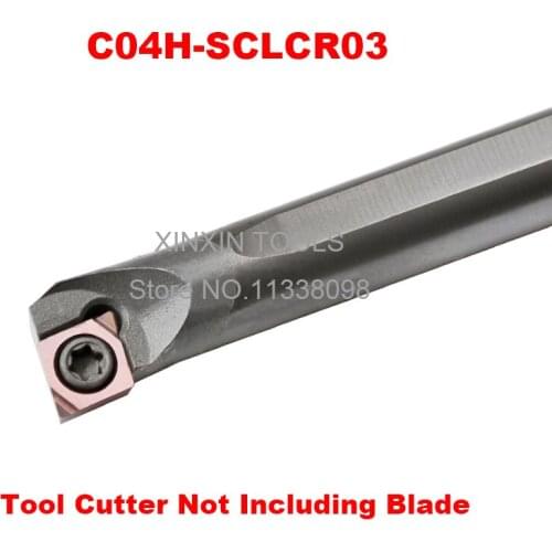 C04H-SCLCR03, carbide turning tool holder diameter 4mm length 100mm use tungsten insert CCGT030102L-F TN60