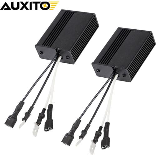 Auxito H7 LED Canbus Decoder For Car Led Headlights H4 H8 H19005/HB3 9006/HB4 Warning Canceller Error Free Load Resister