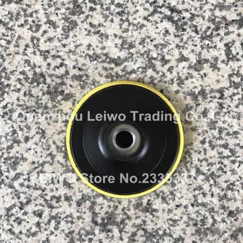 Plastic Foam Back Holder 4 inch (100 mm) Polishing Buffing Plate Backer Pad 5/8-11 Thread Backer Pads for Diamond Polishing Pads