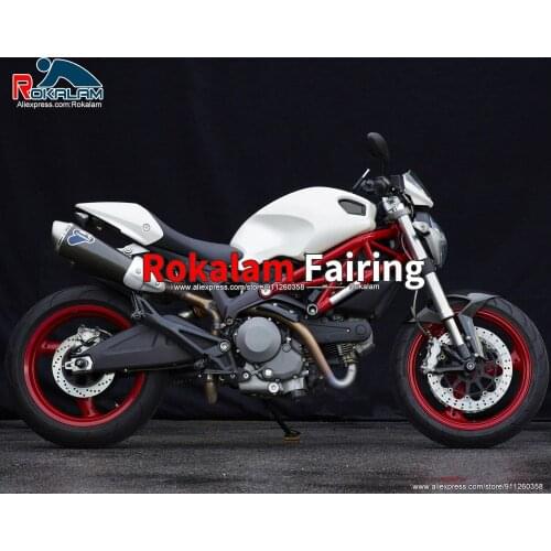 Aftermarket Bodywork For Ducati 795 796 696 M1100 2009-2013 795/796/696/M1100 09-13 White Motorbike Fairing (Injection Molding)