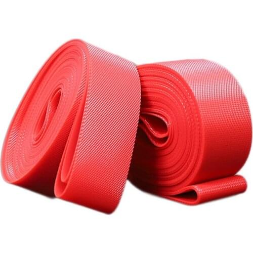 14/16/17/18/20/24/26 inch 700c 650c Red Rim Strips width bike road bicycle high elasticity nylon tape Wholesale Retail