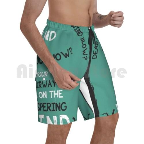 Stairway To Heaven. Beach Shorts Men Beach Pants Swim Trunks Stairway Heaven Led Lyrics Quote Music