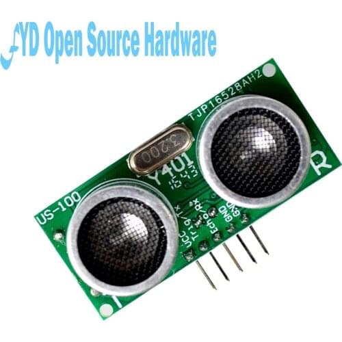 1pcs US-100 Ultrasonic Sensor Module DC 2.4V - 5V With Temperature Compensation Range Distance 450cm