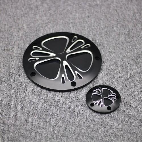 Motorcycle Deep Edge CNC Derby Cover and Timing Timer Cover For Harley Softail Heritage Dyna Touring Road King