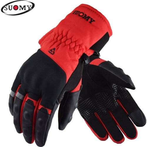 Suomy Winter warm motorcycle gloves 100% Waterproof windproof Guantes Motor Luvas Touch Screen Motosiklet Eldiveni Dropshipping
