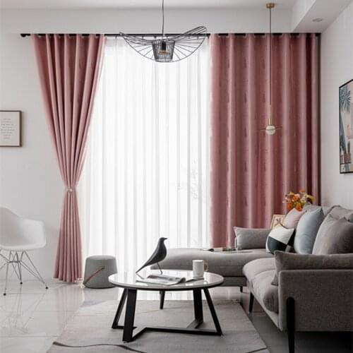 Newest Kitchen Window Darkening Curtains with Jacquard Plant Cotton Linen Durable Insulation Living Room Bedroom Window Panels