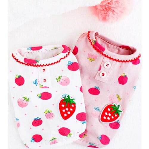 Doggie Clothes Summer Cat Chihuahua Yorkshire Puppy Clothing maltese Poodle Bichon Pomeranian Pet Costume Dog Vest Dress Skirt