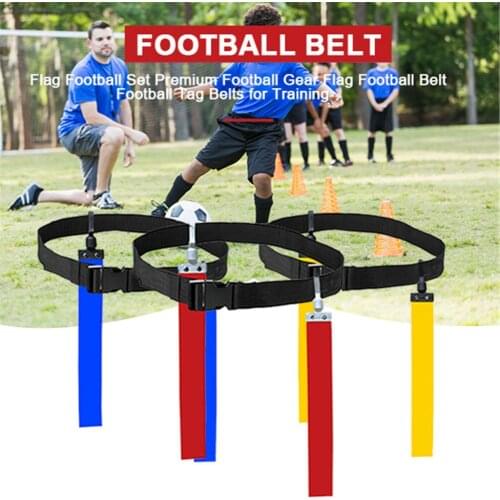 2019 Football Match Training Belt Rugby Flag Training Tag Waist Strap Flag Adjustable Ribbon Professional Free Size Belt