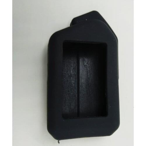 Silicone Auto Key Case For Sher-khan Mobicar A Mobicar B Russian Version Two Way LCD Remote Control Car Alarm Keychain Fob Cover