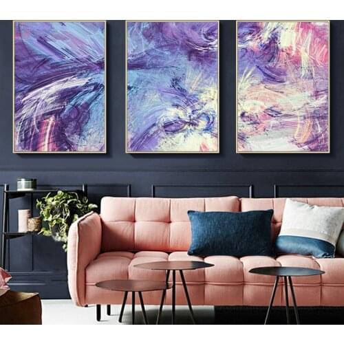 Modern Abstract Canvas Poster Geometric Line Wall Art Painting Nordic Posters and Prints Wall Pictures for Living room Decor
