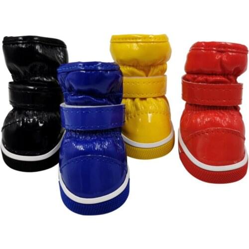 Winter Pet Dog Shoes For Small Dogs Warm Fleece Puppy Pet Shoes Waterproof Dog Snow Boots Chihuahua Yorkie Shoes Pet Products