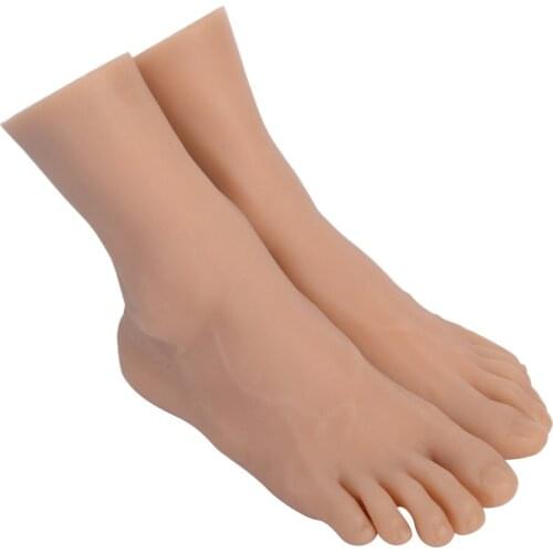 1Pair Men Mannequin Foot Practice Model Display Jewelry Shoe Sock Art Sketch