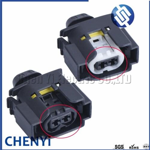 2set 2 pin 3.5mm female 50290756 Automotive waterproof connector Ignition coil generator wiring harness plug