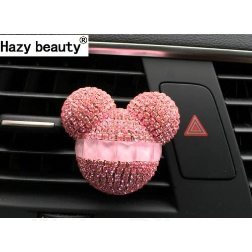Hazy beauty car styling crystal car perfume car air freshener 100 original perfume air conditioning vent flavouring in the car