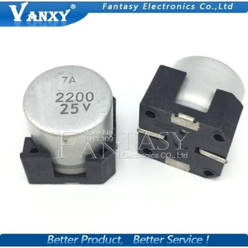 5PCS Electrolytic capacitor 25V2200UF 16*16.5mm SMD aluminum electrolytic capacitor 2200uf 25v