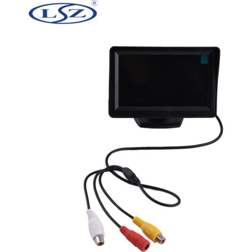 HD Car TFT LCD Monitor Screen Rear View Display Camera Monitor with AV 4.3 inches